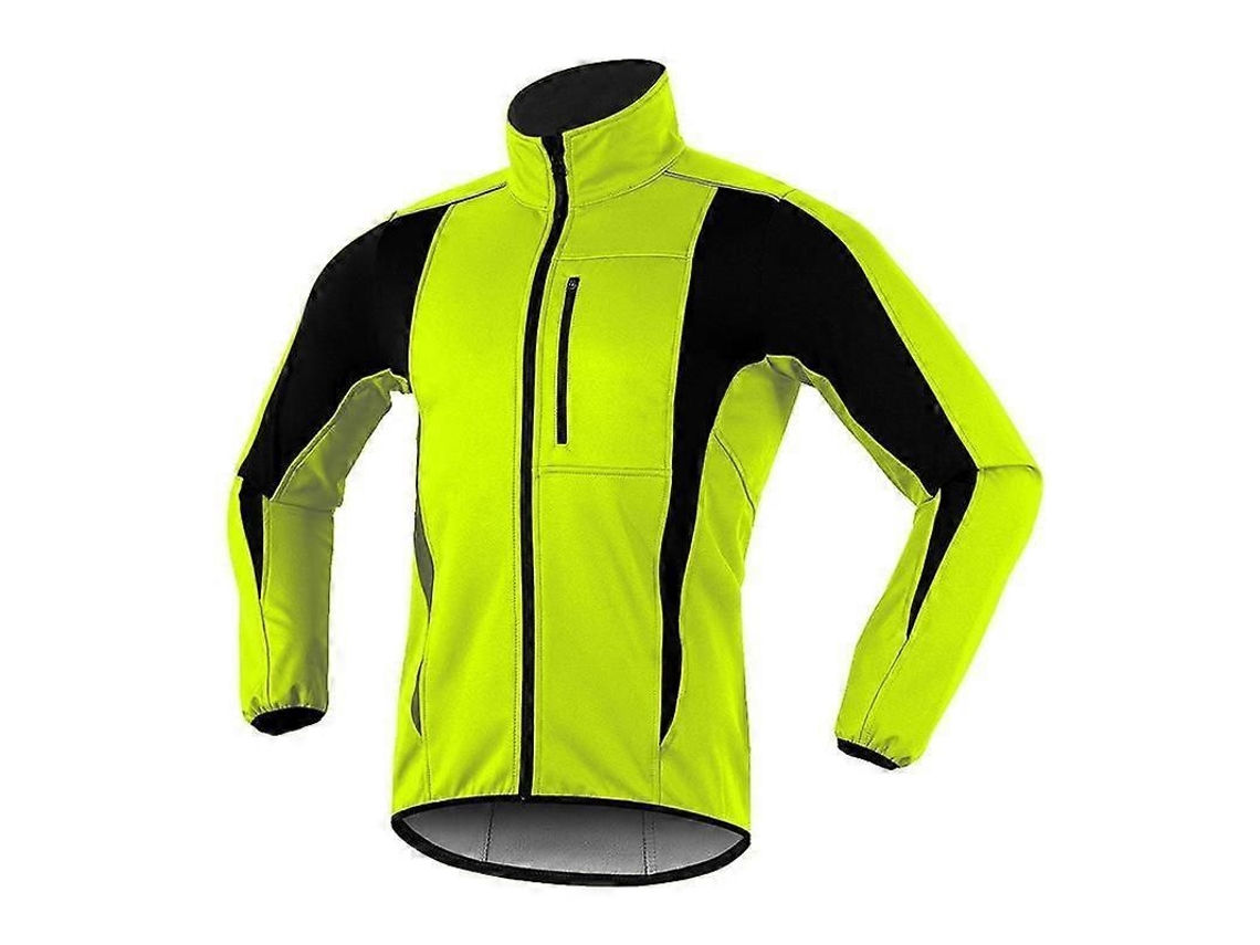 Chaqueta De Ciclismo Cálida Para Hombre, Impermeable, Cortavientos, De Tejido Rígido, Para Invierno, De Poliéster.