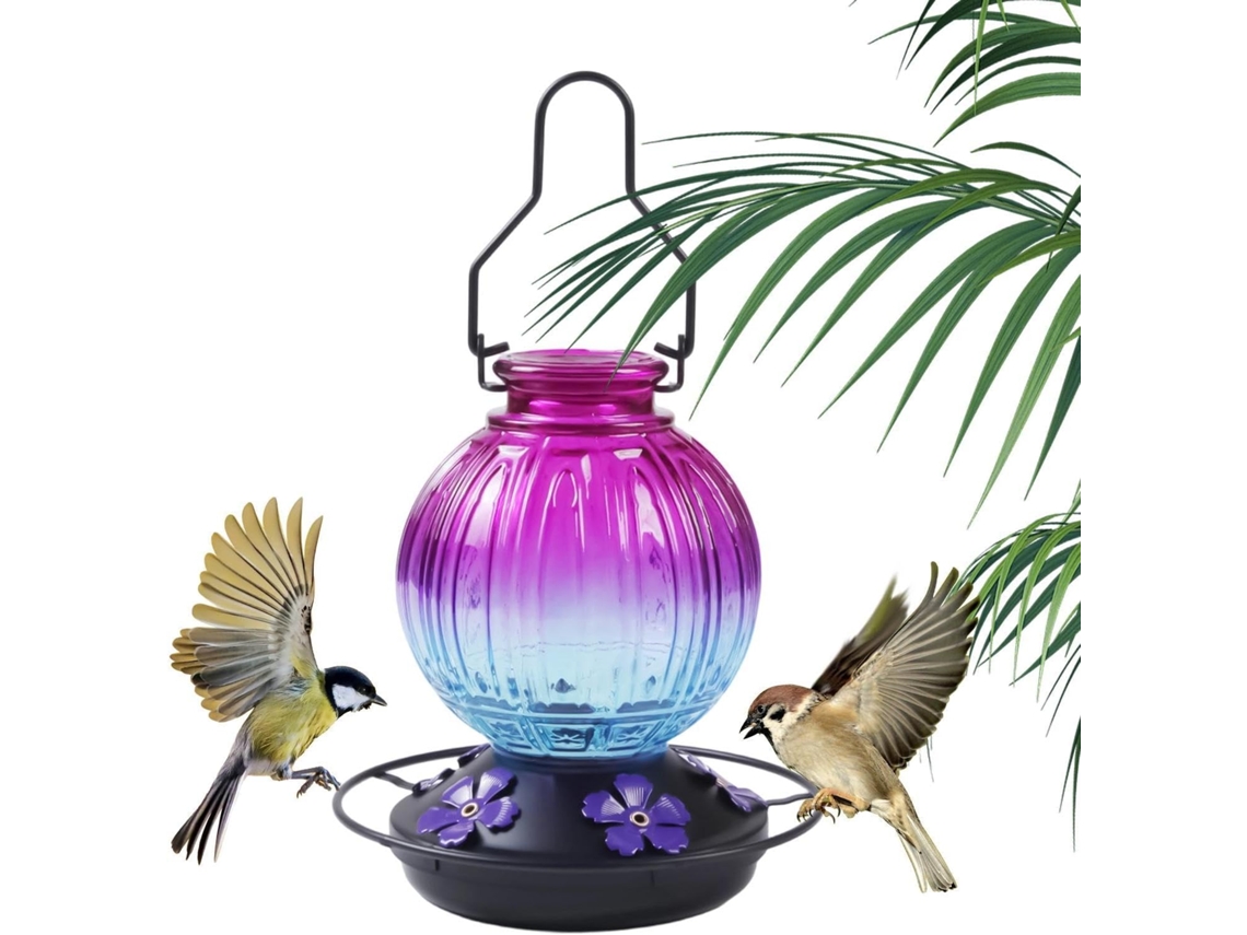 Comedero Para Pájaros, Percha Colgante Decorativa, Estación De Alimentación Para Colibríes Silvestres, Para Patio