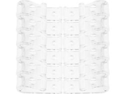 12 Piezas Clips Para Cortinas Con Gancho Transparente Accesorios Para Persianas Enrollables Con Cadena De Resistente Y Reutilizable
