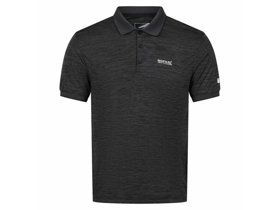 Polo de Manga Corta Hombre REGATTA Remex II Ash Gris oscuro - XL