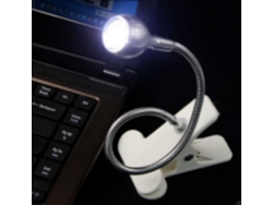 Omni-luz Nocturna Usb Para Computadora Con Clip, Luz Led Regulable 3000k-7000k, Protectora De Ojos, 1.8m Cable, 300mm Manguera, Plata