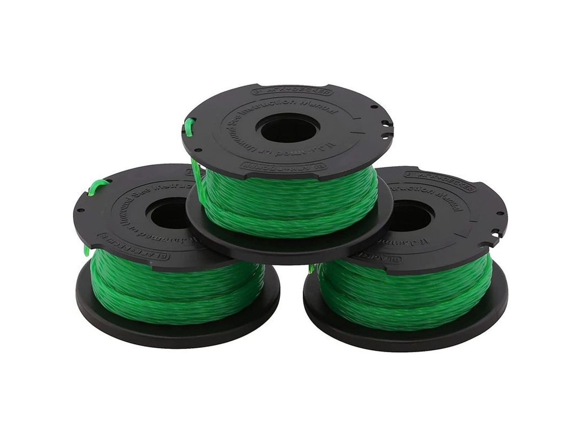 Kit De 3 Carretes De Repuesto Para Cortacésped, Hilo De Nailon De 2 Mm, 6 M, A6486-xj