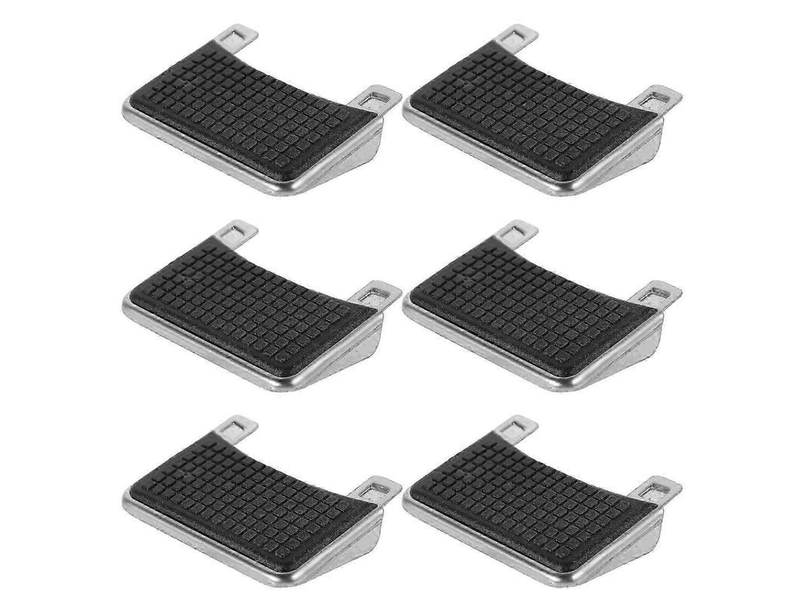 Pedal Para Cubos De Basura, 6 Unidades, 6,00 X 4,30 X 0,80 Cm, Negro.