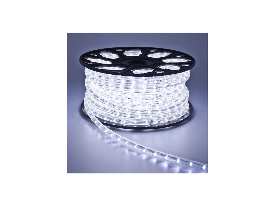 Manguera LED Redonda 220V AC 36 LED/m Blanco Neutro IP65 a Medida Corte cada 100 cm LEDKIA