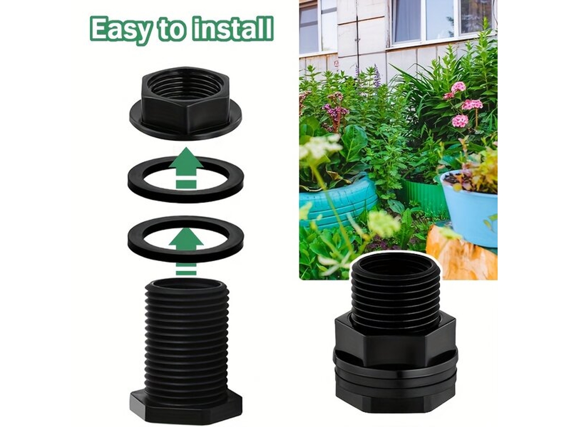 Manguitos de doble rosca para tanques de agua Pickifypunnyb Slo Slowmoose