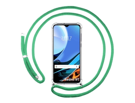 Carcasa Xiaomi Redmi 9T TUMUNDOSMARTPHONE Colgante Verde
