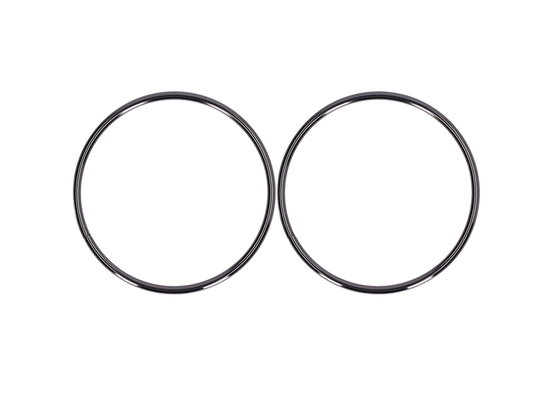2 Asas Redondas Para Bolsos Diy, De Acero De Alta Dureza, Accesorios Para Manualidades, Color Plata.