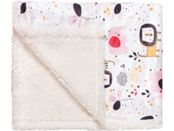 Manta Carrito Bebé Eifson Otoño Invierno Cálida 75x100cm (elefante Rosa)