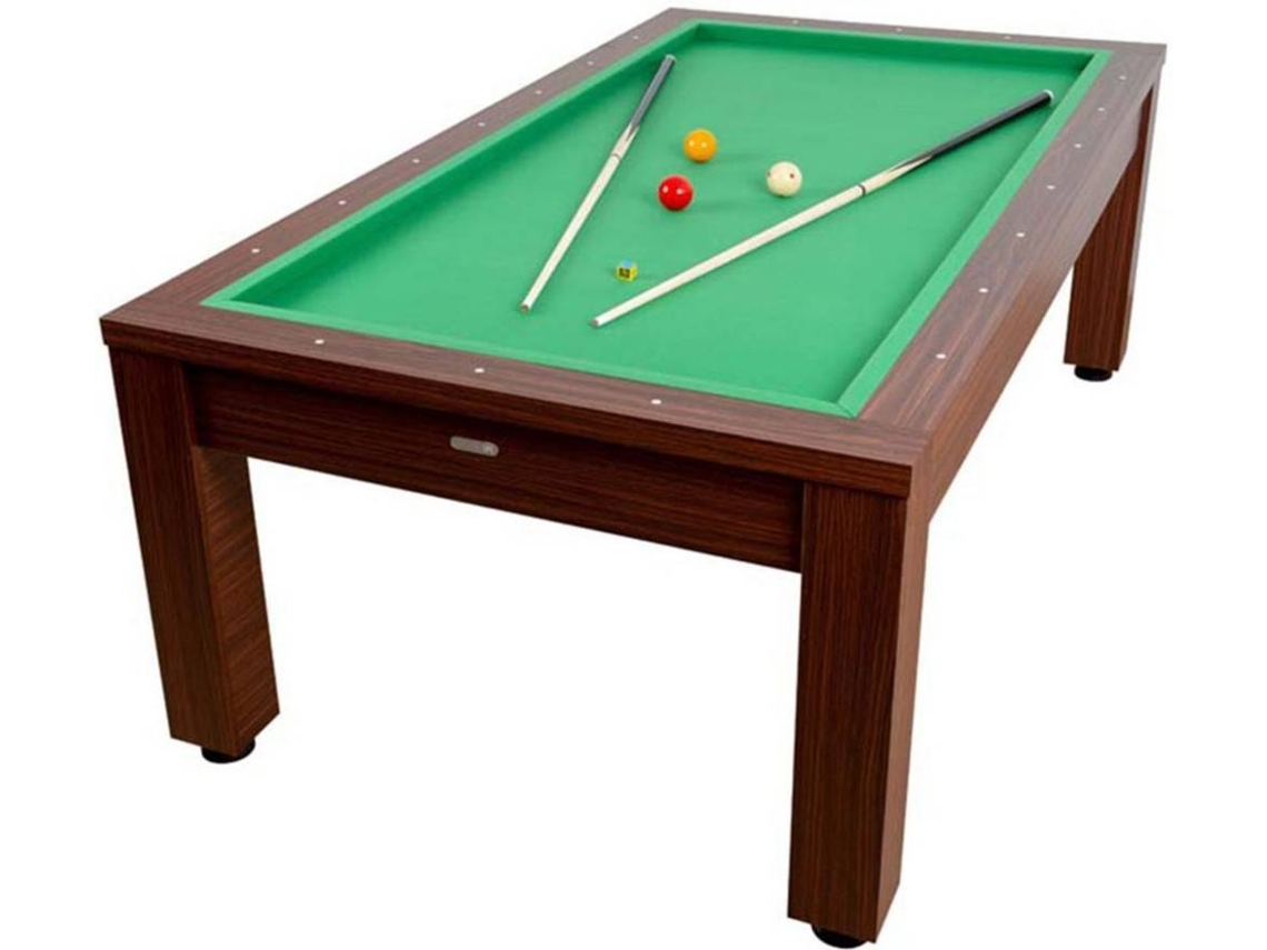 DEVESSPORT - Mesa de Billar Francés de Carambola con Acabado en Madera Natural y Accesorios Incluidos