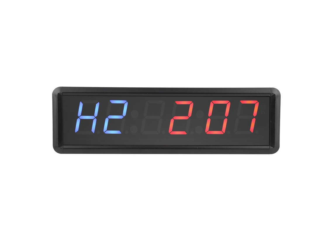 Temporizador LED de 1,8 pulgadas con función de cuenta atrás y mando a distancia.