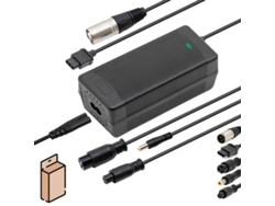 Cargador de 36 V y 2 A con conectores X16/dc 8/gx12/mi4 Pro (1.ª generación)/dc Cecotec Ewheel (salida de 42 V)