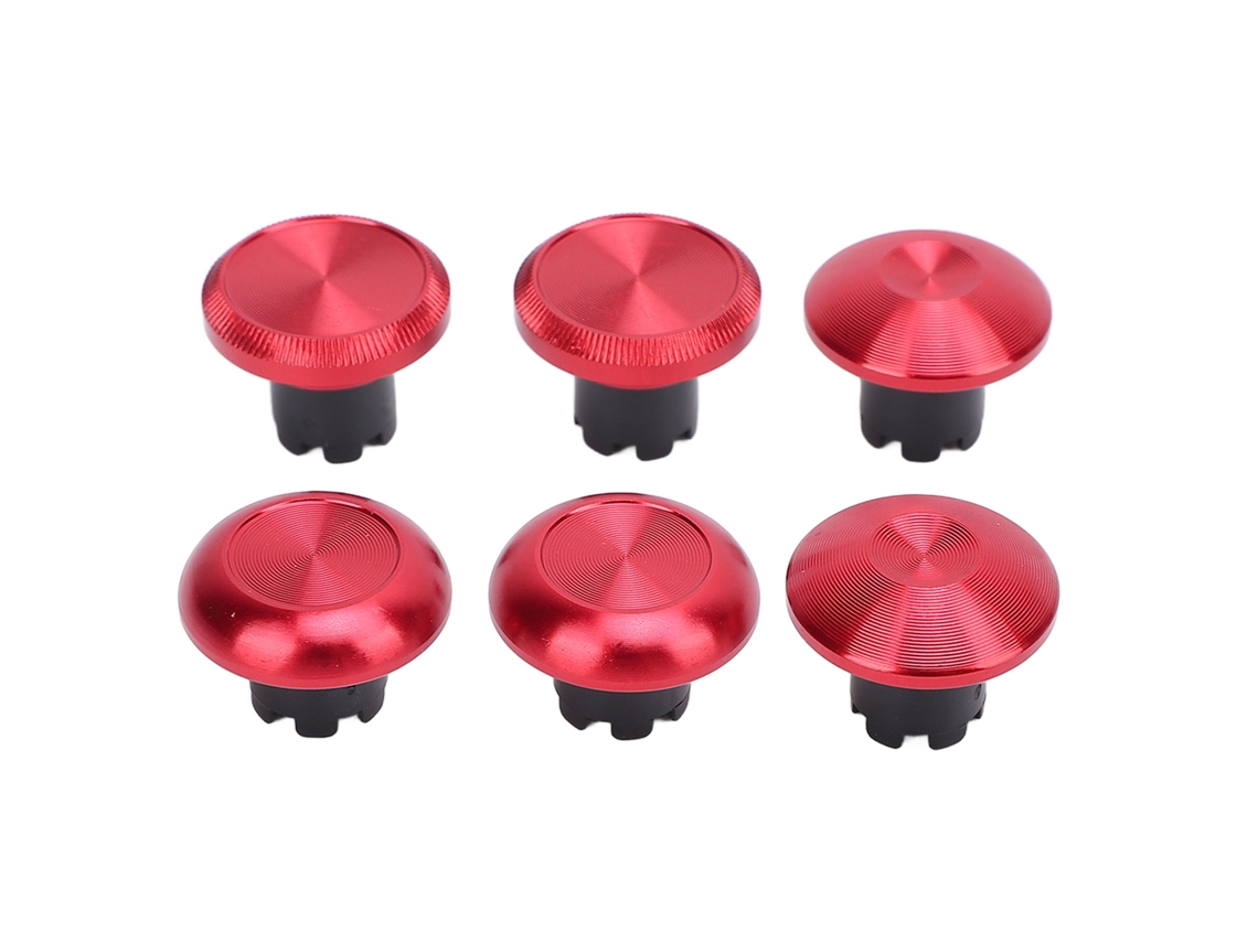 Kit de cubierta para controlador de joystick, aluminio Edge, rojo