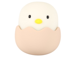 2026-lámpara Nocturna Led Recargable En Forma De Pollito Cute Silicona Usb Luz De Lectura Mini (blanco Frío)