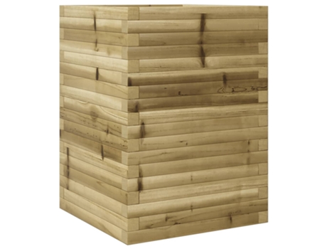 Jardinera VIDAXL Marrón Madera (50x50x68,5 cm)