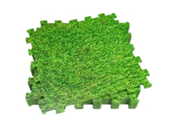 Alfombra AKTIVE (Verde - Goma - 50x50x0.4 cm)