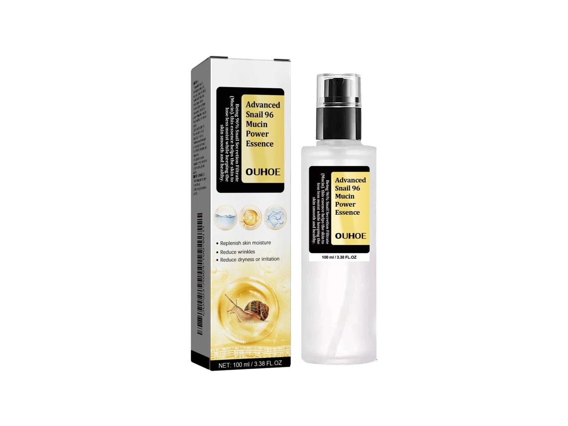 El sérum hidratante Advanced Snail 96 Collagen Power Essence reduce las manchas oscuras y repara la barrera cutánea.