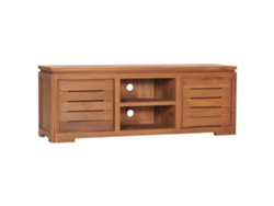 Mueble para la televisión VIDAXL Marrón Madera (110x30x40 cm)