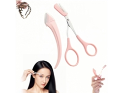 Tijera Cejas 2 En 1 2025 Tipo B, Para Modelar Hombres/mujeres