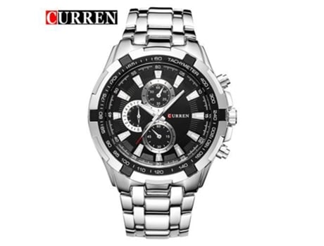 Relojes para Hombre Cronógrafo de Acero Inoxidable Reloj de Moda Elegante e Impermeable para Hombres Reloj Informal de Negocios-Color 6 LUUCOZK