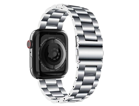 Correa Acero Inoxidável Adaptable Plateado para Apple Watch Series 6 40Mm