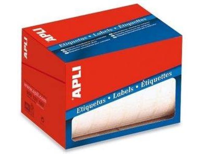 Rollo de Etiquetas APLI 01683 Blanco