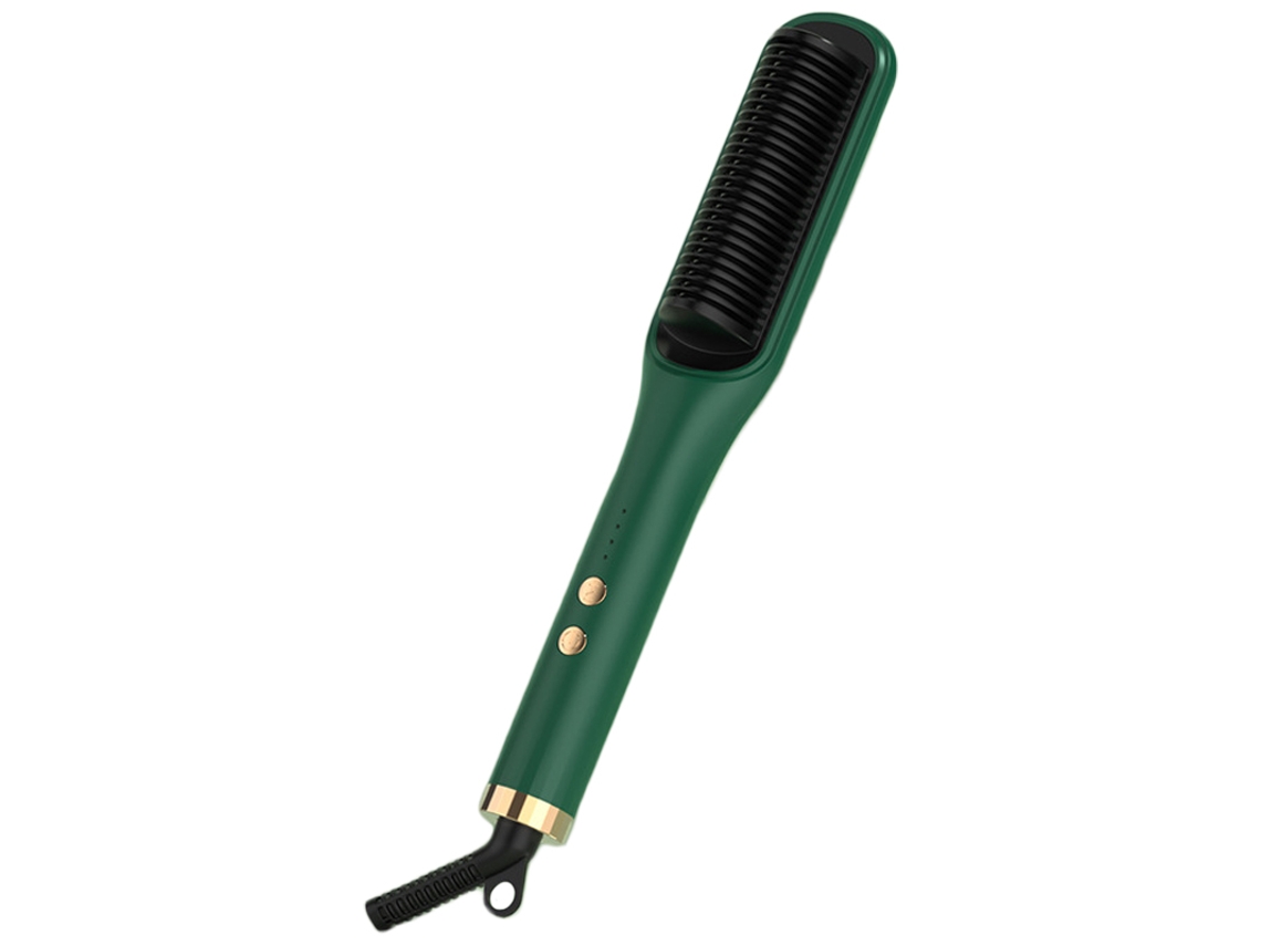 Escova Alisadora e Modeladora de Cabelo 2026-Comb com Termostato Inteligente e Íons Negativos, Escova Alisadora e Modeladora de Cabelo Dupla