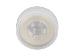 Juego de 50 Danu26 Cascabels, 15 mm, para señuelos de pesca, tubo insertable, negro transparente.