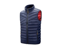Chaleco Sin Mangas Para Hombre, Chaqueta Acolchada Ligera Y Acogedora De Invierno Con Plumón Y Plumas Tmo
