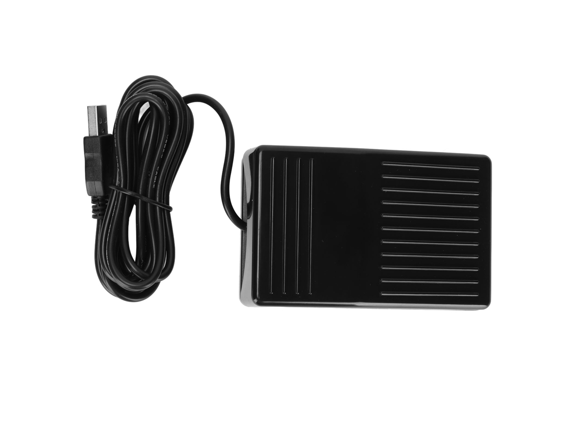 Pedal De Interruptor De Pé Usb Fotoelétrico Multifuncional Com Cabo De 2 Metros Para Computador