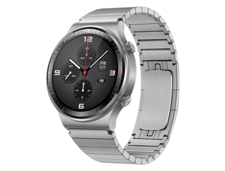 Correa de reloj inteligente para Huawei Watch 4/4 Pro de acero inoxidable con una cuenta (plateada)