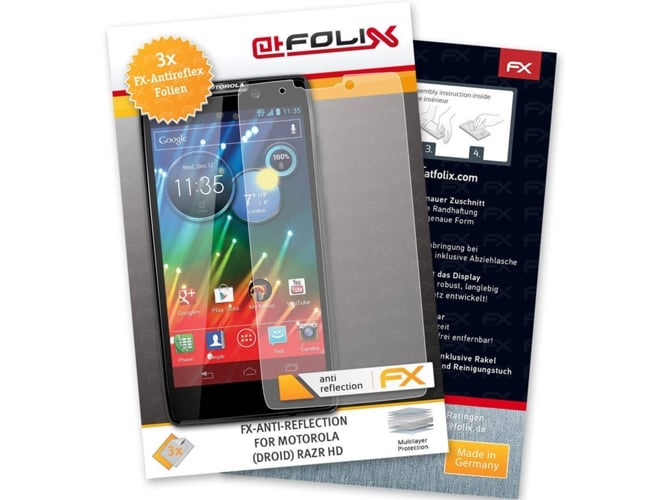 Protector de Pantalla Motorola Razr HD ATFOLIX 4053664297565