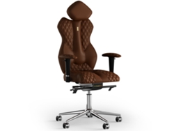 Silla de Oficina KULIK Royal Stitching PU Cuero (Castanho -130x50x50cm)