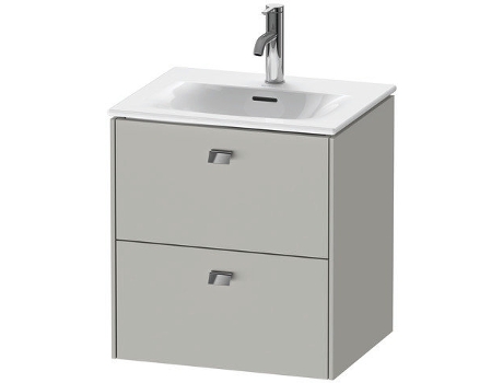 Mueble DURAVIT Brioso bajo lavabo suspendido 52,0 x 41,9 cm con 2 cajones incl. recorte de sifón y delantal para lavabo Viu 234453