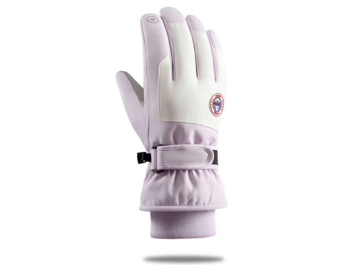Guantes de esquí de invierno para hombre y mujer, impermeables, resistentes al viento, cálidos y gruesos. Talla única. 2310. Chennnls.