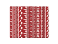 Manta De Navidad | Reversible, Microfibra, Acogedora, Terciopelo, Manta Caliente Con Dibujo De Reno