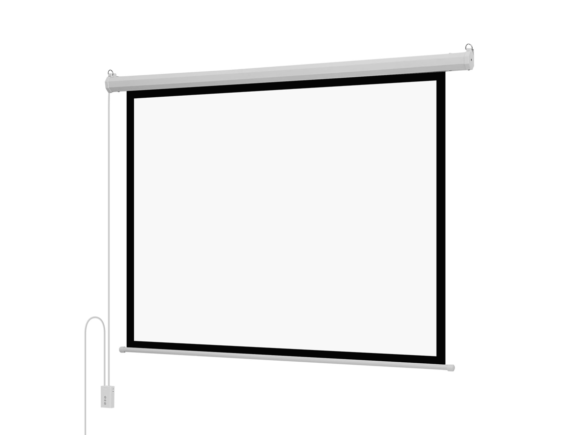 Pantalla de proyección motorizada Succebuy de 1448 x 1090 mm, 43", 1080 HD para oficina