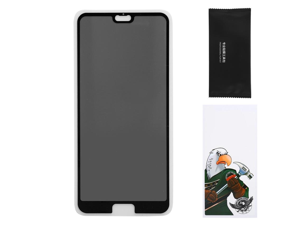 Película De Vidro Temperado Anti-espião 9h Para Huawei P20 Proteção De Tela Com Resposta Sensível