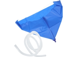 1 Unidad De Cubierta De Limpieza Para Aire Acondicionado, Color Blanco, Con Diseño De Apertura.