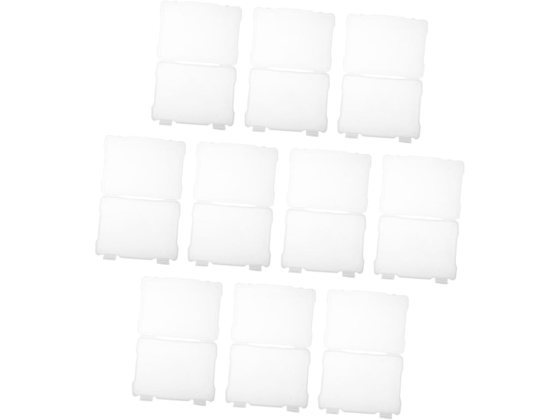Cajas De Almacenamiento De Fotos De 10 Piezas Con Tapa, Cajas De Plástico Portátiles