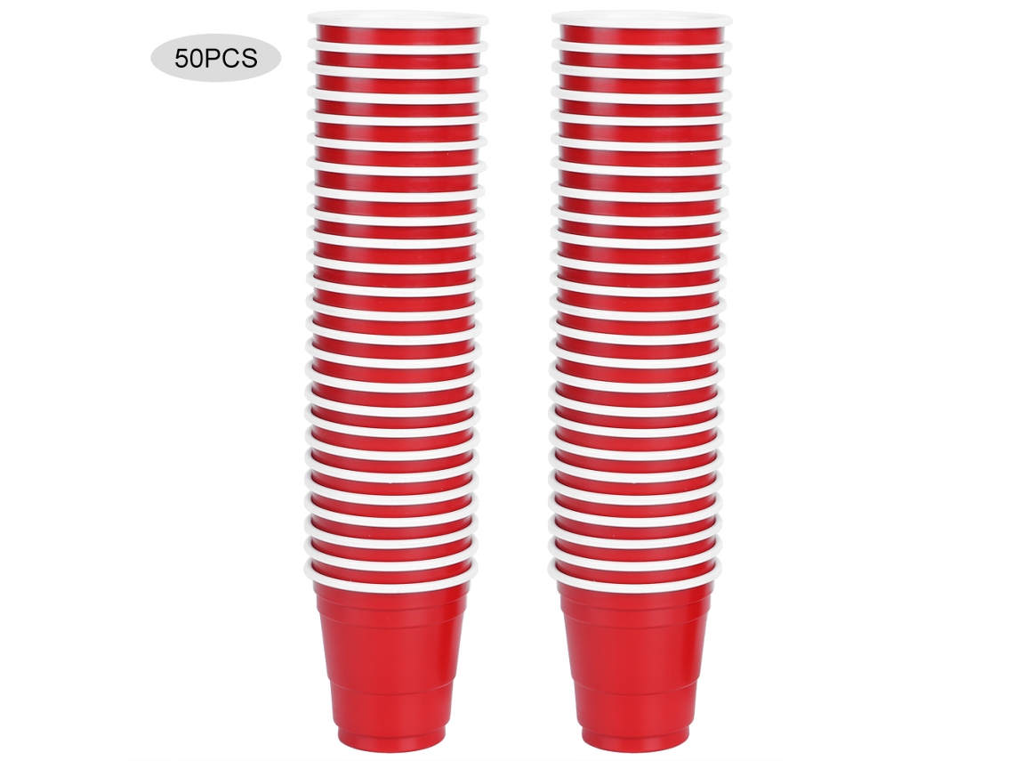 Vasos de plástico desechables 60ml 50 unidades, vasos para café, cerveza, bebidas, vajilla, fiestas, Truyuety