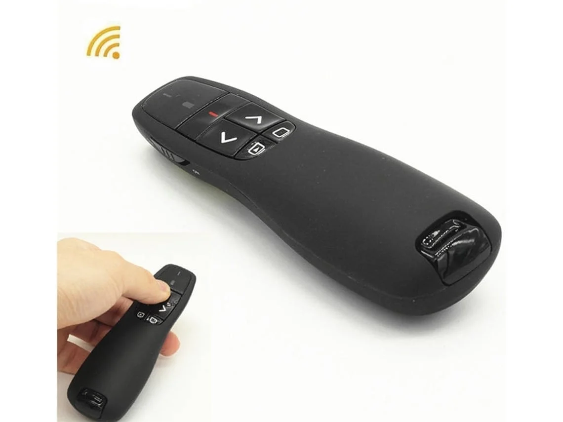 Apresentador Sem Fio Ponteiro Laser R400 2.4ghz Usb Chrui