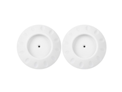 2 Protectores De Pared Para Barrera De Seguridad Infantil, De Silicona, Blancos, Seguros.