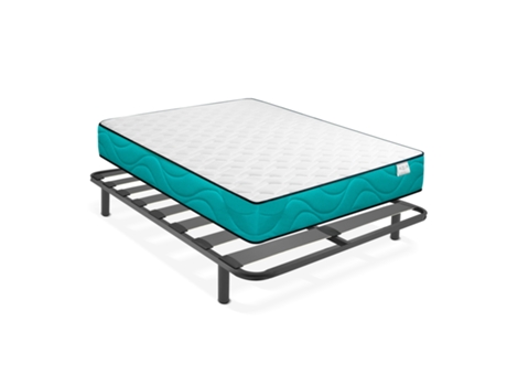 Flexy Breeze Alto WIN REST Sommier Metalizado Plata (90x180)