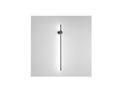 Aplique LED CLOCK de aluminio 20W 3000K PERENZ 97 cm Negro