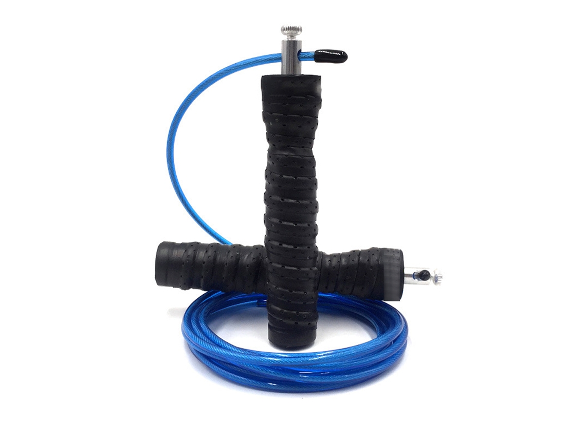 HYMNORA Cable Ajustable con Rodamientos de Acero - Para CrossFit, MMA, Boxeo y Fitness, Mangos Antideslizantes