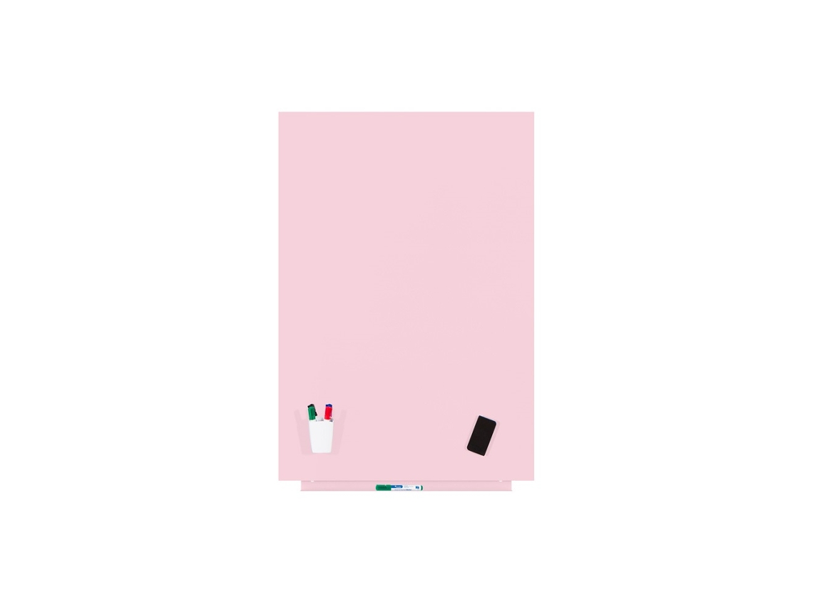 Pizarra Blanca ROCADA Skin 75x115 cm Rosa