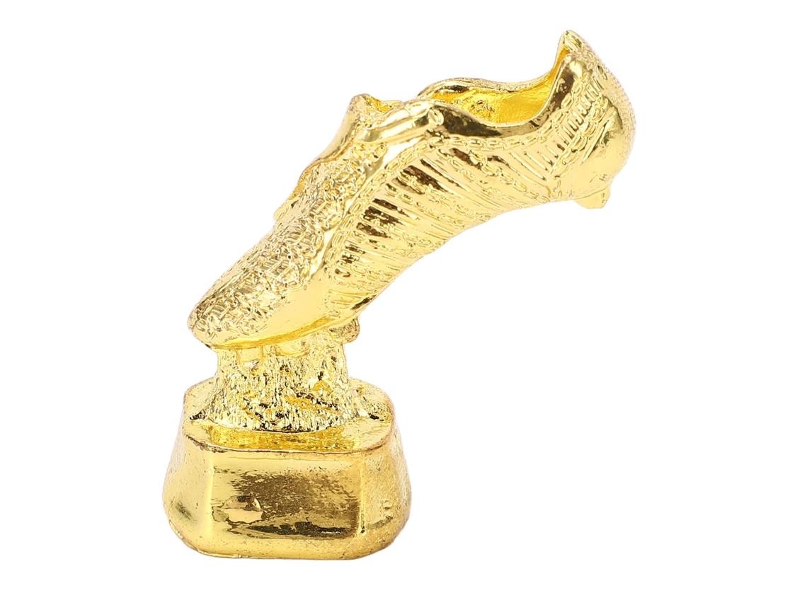 Ornament De Troféu De Bota Dourada Decoração Souvenir
