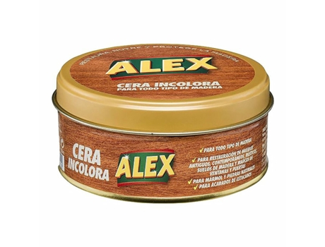 Cera para madera ALEX Incoloro 250 g