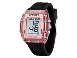 Nuevo reloj electrónico con luz nocturna LED, reloj de mujer, reloj de pulsera deportivo multifuncional, resistente al agua hasta 500 metros.