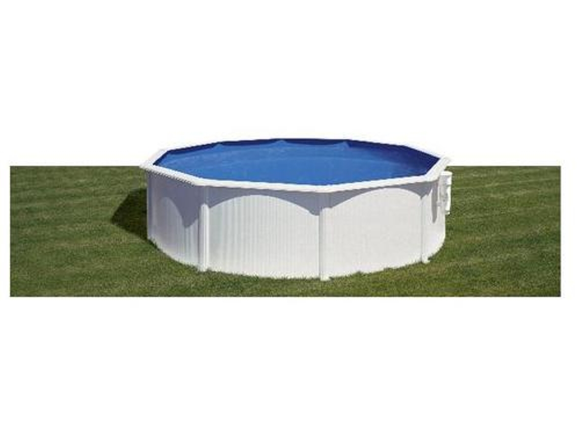 Piscina de Acero GRE Blanca (350x120 cm)